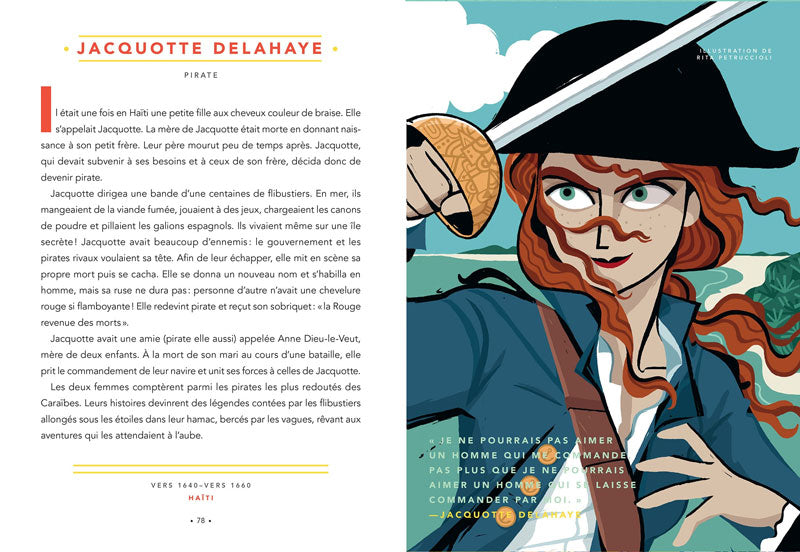 Histoires du soir pour filles rebelles Livres La family shop