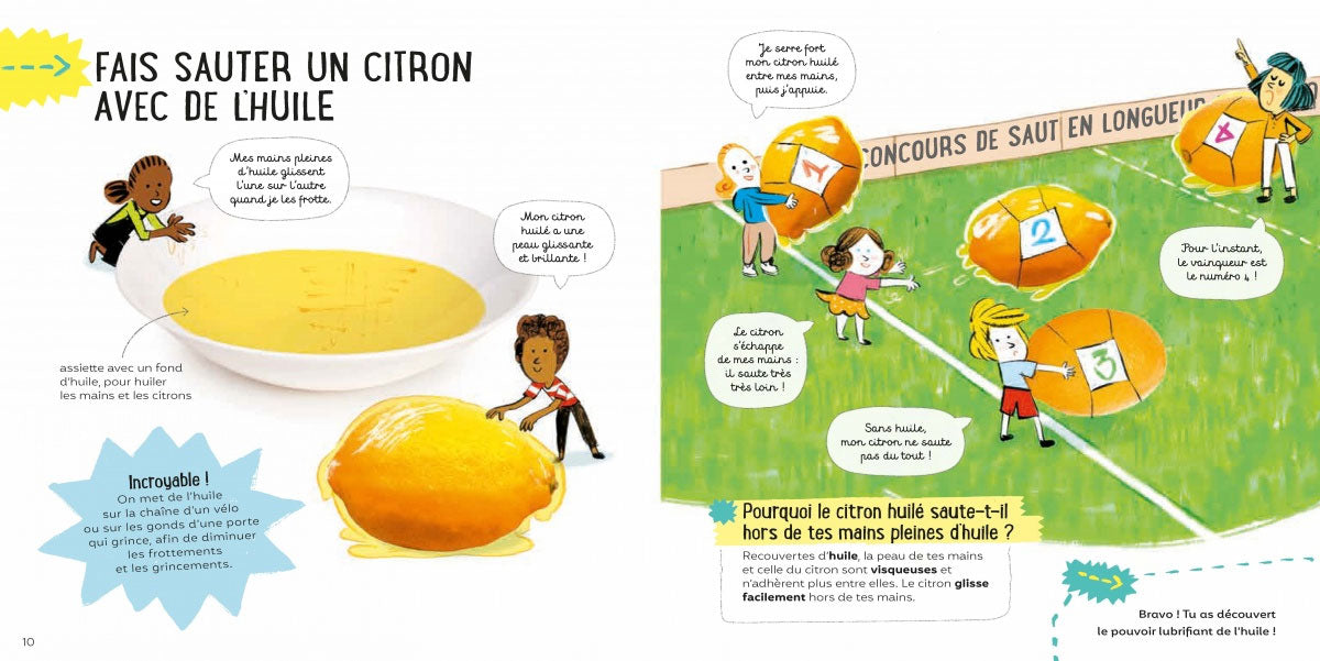 La Science est dans l'huile - Expériences scientifiques enfant dès 4 ans Livres La family shop