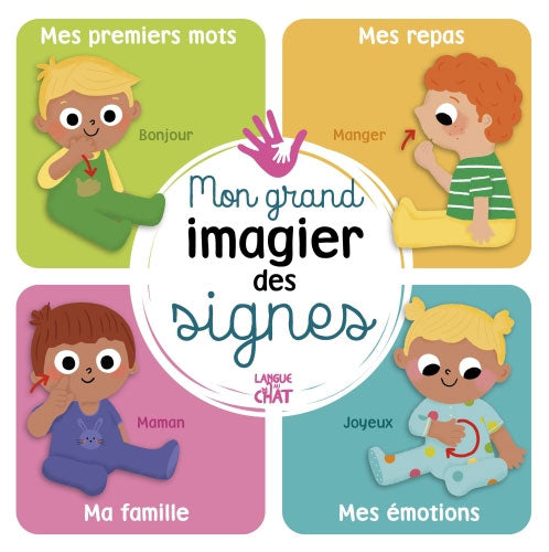 Mon grand imagier des signes - Livre d'éveil en signe - 6 mois Livres La family shop