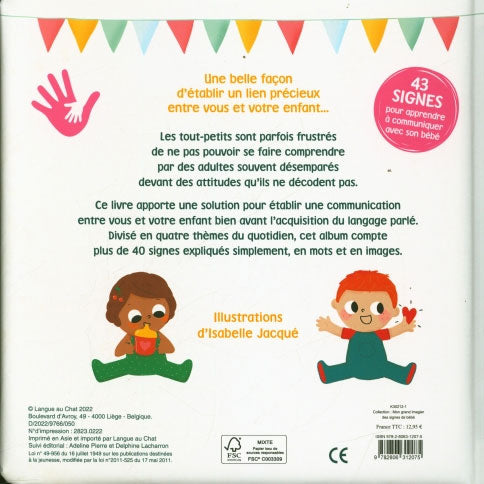 Mon grand imagier des signes - Livre d'éveil en signe - 6 mois Livres La family shop