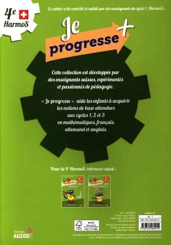 4ème HarmoS - Je progresse en calcul mental et problèmes Appuis scolaires La family shop