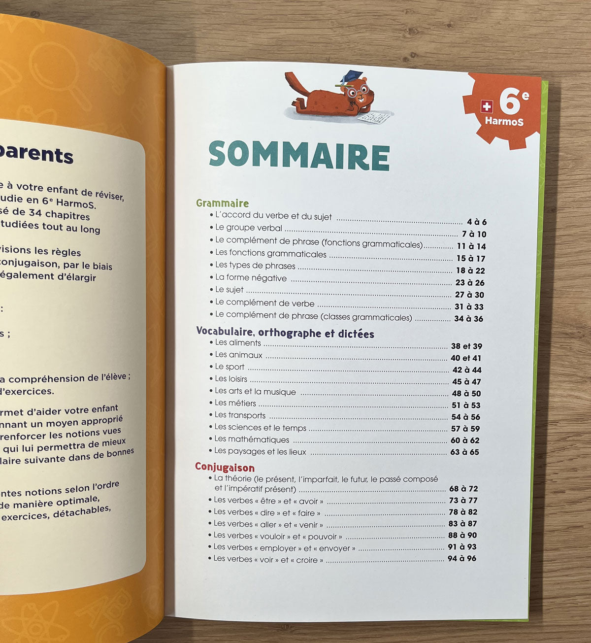 6ème Harmos - Je progresse en français Appuis scolaires La family shop