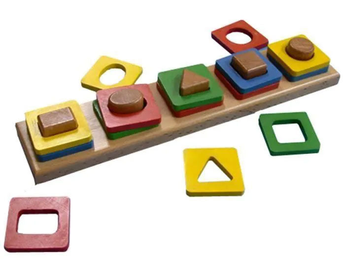 Jeu en bois à encastrer dès 18 mois - Shape-Up Jeux & loisirs créatifs La Family Shop