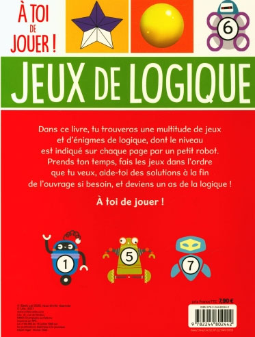 Jeux de logique: à toi de jouer dès 9 ans Cahiers de jeux OLF