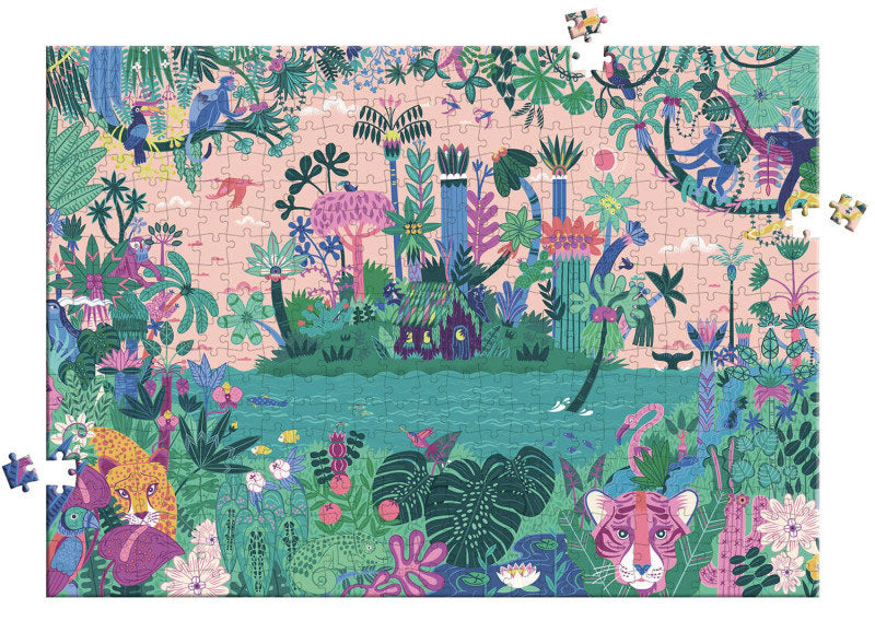 Puzzle La jungle enchantée- 500 pièces Jeux & loisirs créatifs La family shop