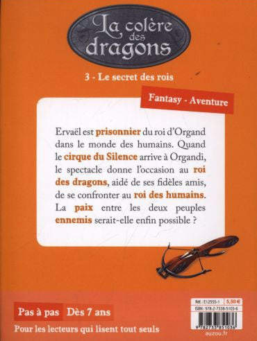 La colère des dragons T3: le secret des rois Livres La family shop