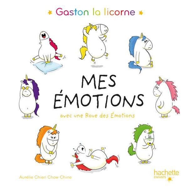 Mes émotions: Gaston la licorne - Livre tout carton émotions dès 2 ans Livres OLF