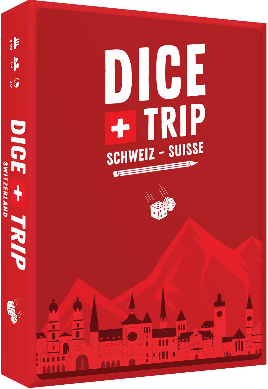 Dice Trip Suisse - Parcourir les villes suisses en jouant Jeux & loisirs créatifs La family shop