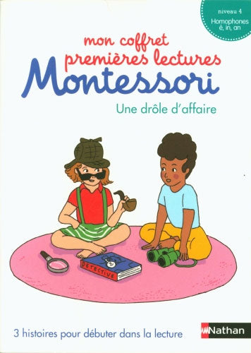 Mon coffret premières lectures Montessori N4: une drôle d'affaire Montessori & Steiner La family shop