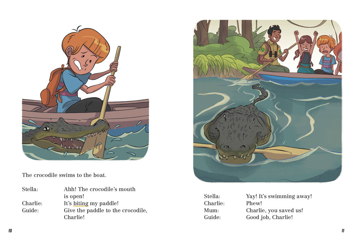 Charlie and the Amazon Adventure - Starter level (+ CD) Livres servidis