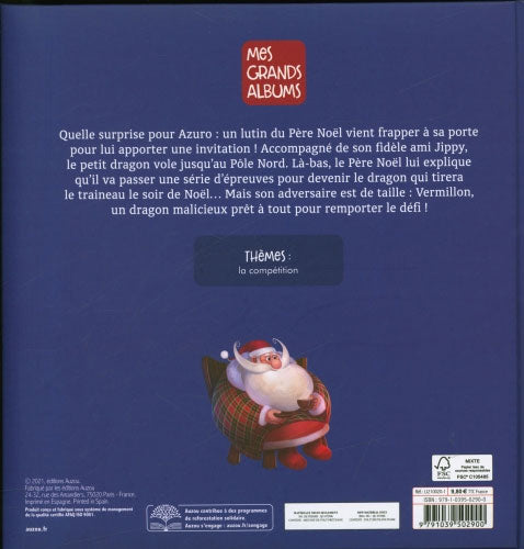Azuro et le défi du Père Noël Livres La family shop