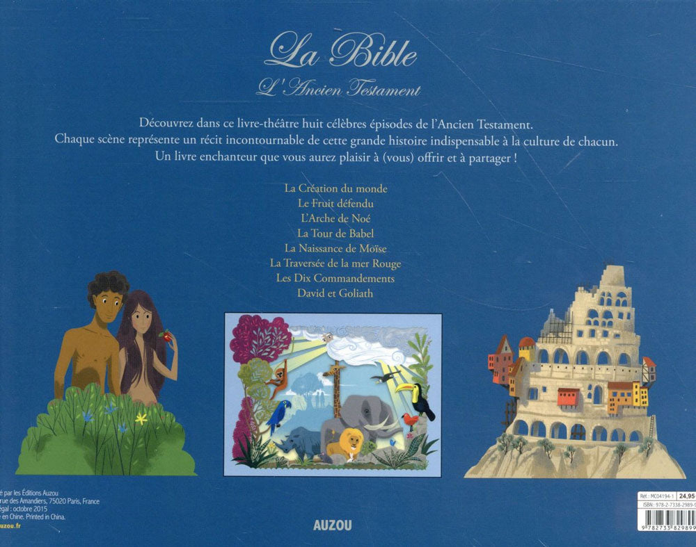 La Bible en papier découpé Livres OLF