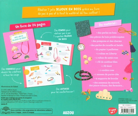 Coffret: Mes jolis bijoux en bois Jeux & loisirs créatifs La Family Shop