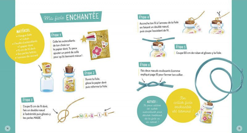 Coffret : mes bijoux fioles magiques Jeux & loisirs créatifs La Family Shop