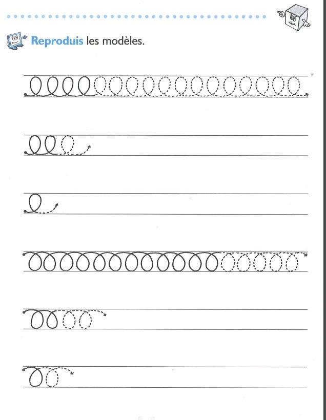 Mon premier cahier d'écriture - 3-6 ans Cahiers de jeux La family shop