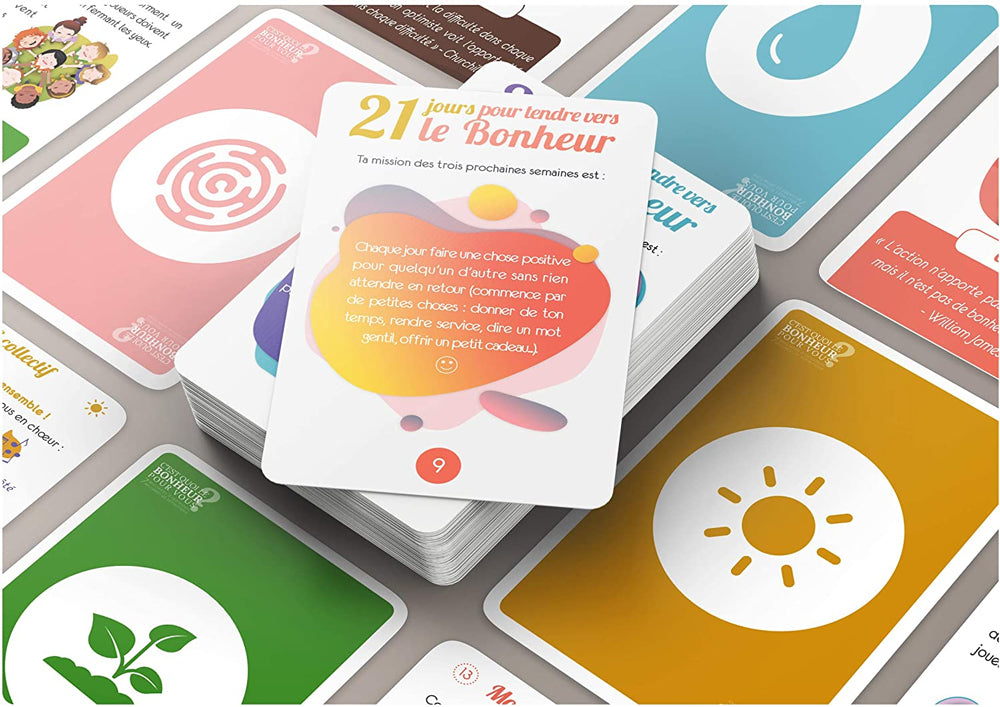C'est quoi le bonheur pour vous? Jeu de cartes Jeux & loisirs créatifs La family shop