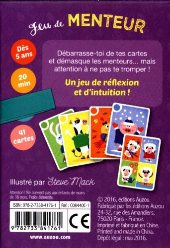 Cartes: Jeu de menteur des animaux de la ferme Jeux & loisirs créatifs La family shop