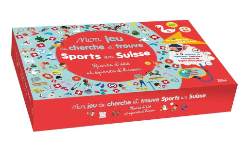 Grand jeu de Cherche et Trouve GEANT: Sports d'été et sports d'hiver en Suisse - Dès 4 ans Jeux & loisirs créatifs La family shop