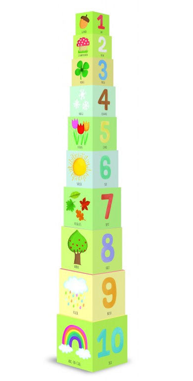 Eco-cubes nature - Coffret de cubes dès 18 mois Jeux & loisirs créatifs OLF