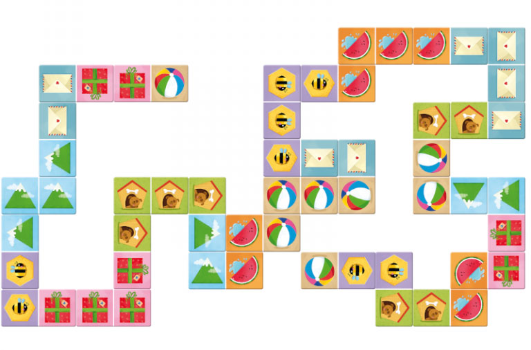 Dominos des formes Jeux & loisirs créatifs La Family Shop