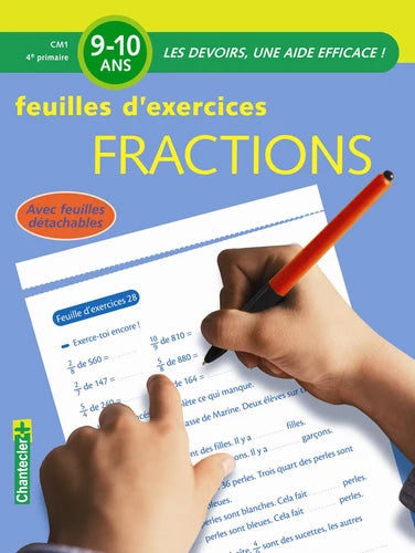 9-10 ans - Exercices de fractions - 5ème-6ème harmos Appuis scolaires La family shop