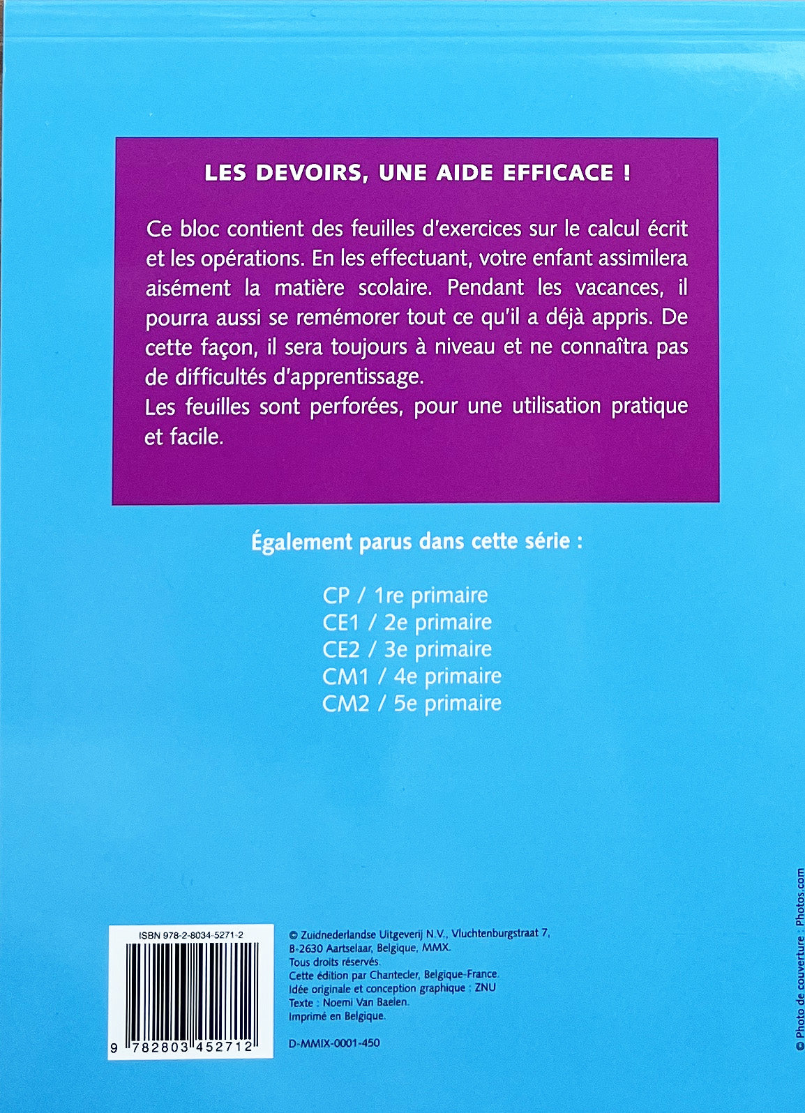 9-10 ans - Exercices calcul écrit et opérations - 5ème - 6ème harmos Appuis scolaires La family shop