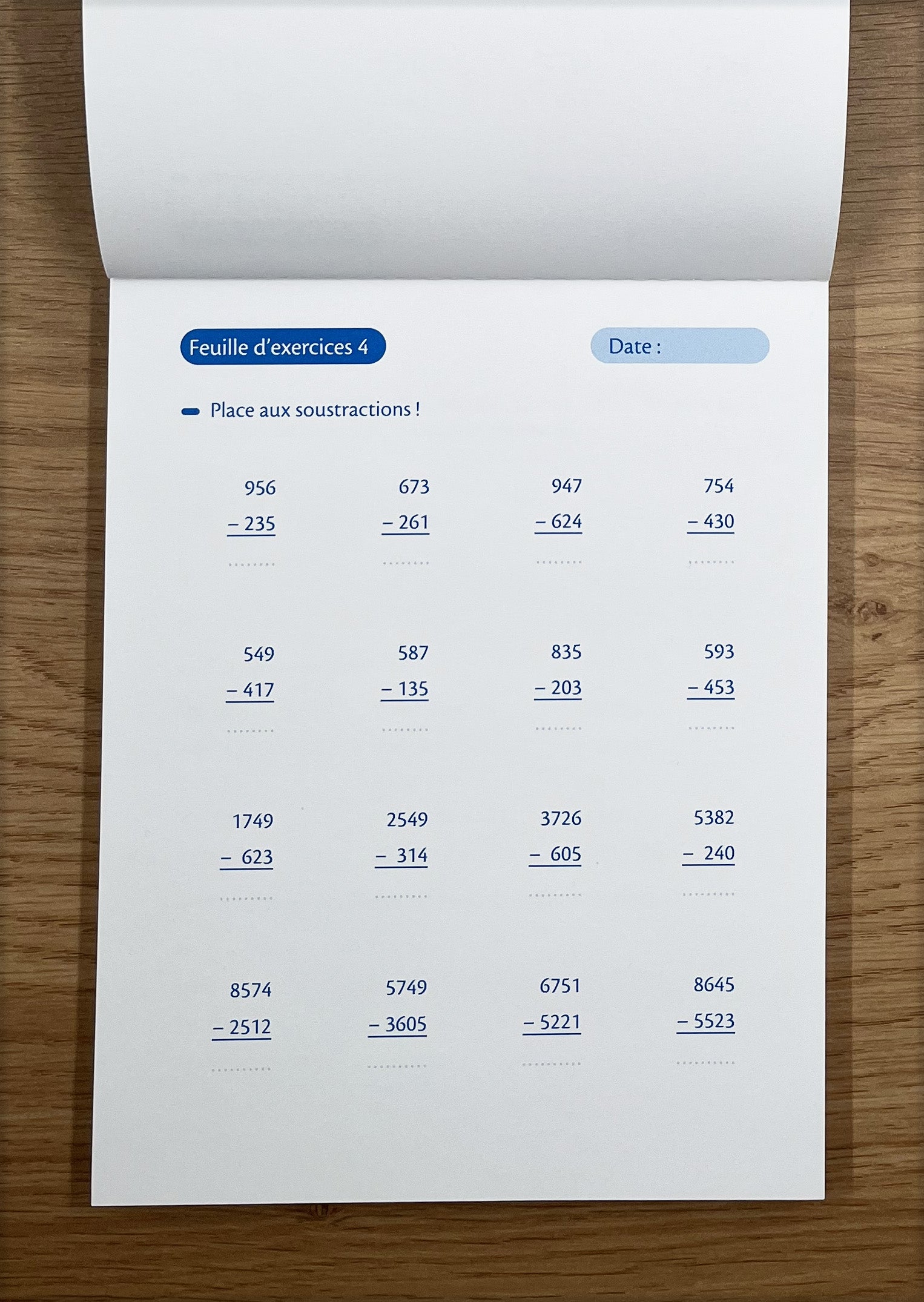 9-10 ans - Exercices calcul écrit et opérations - 5ème - 6ème harmos Appuis scolaires La family shop