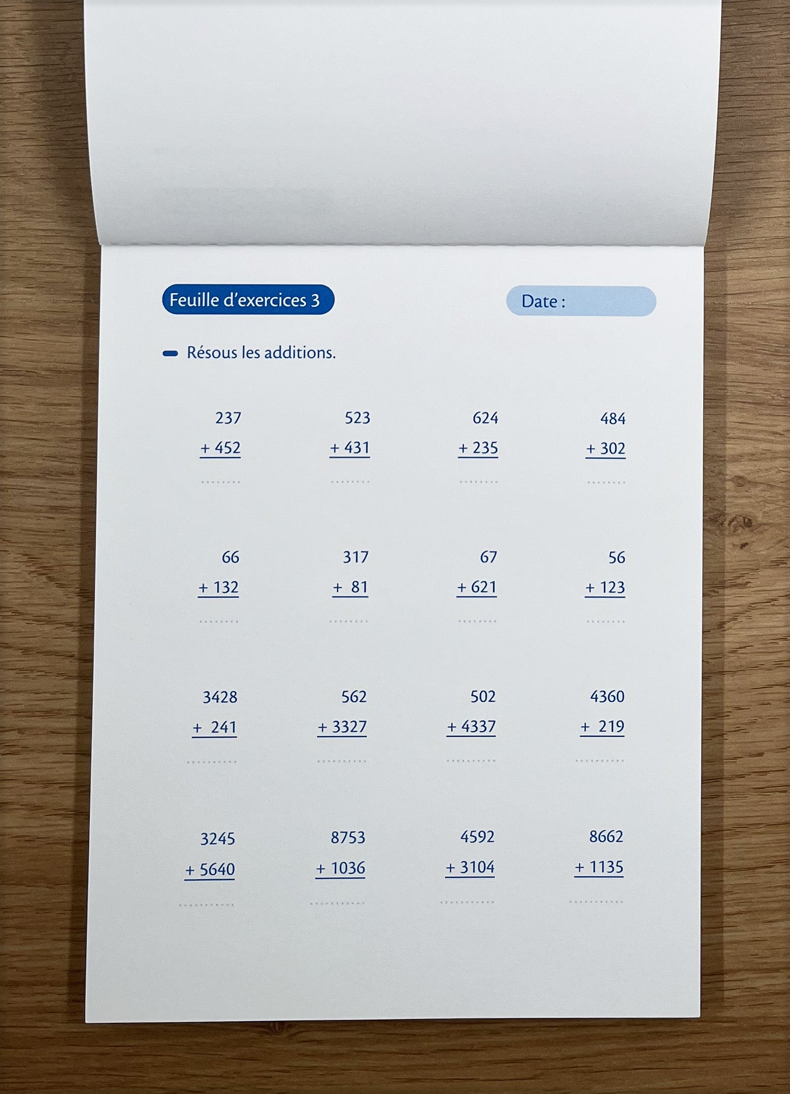 9-10 ans - Exercices calcul écrit et opérations - 5ème - 6ème harmos Appuis scolaires La family shop