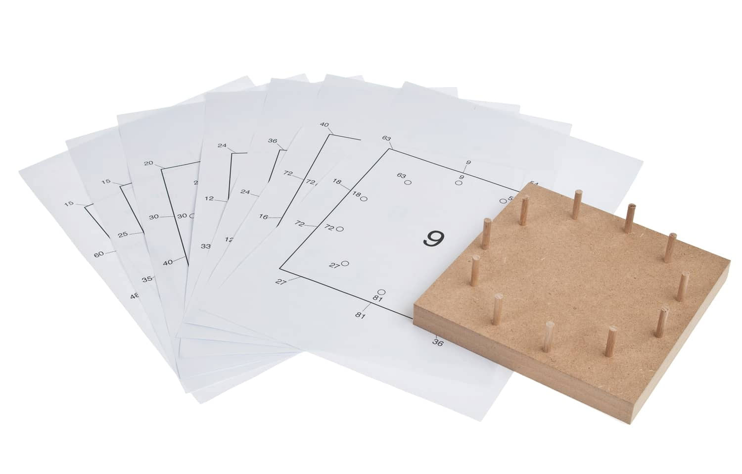 Jeu: Planche d'apprentissage de calcul (multiplication) - 3ème-4ème et 5ème Jeux & loisirs créatifs La family shop