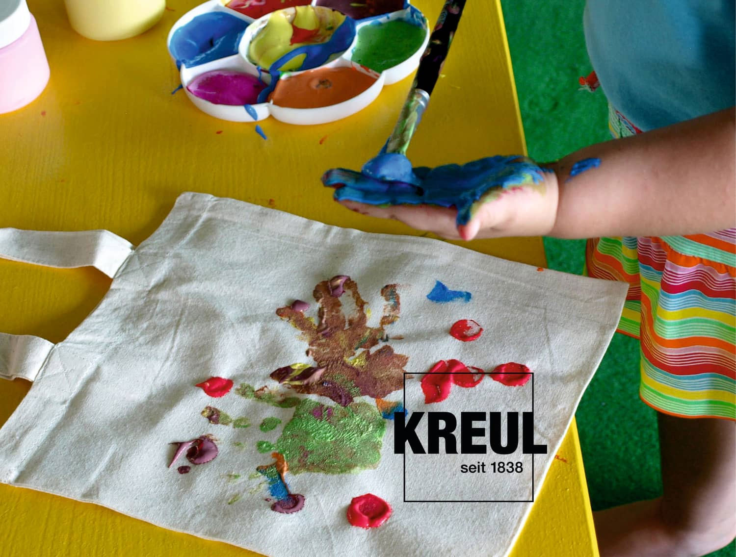 Gouache à doigts sur textile Mucki® Coffret - Dès 3 ans Jeux & loisirs créatifs La family shop