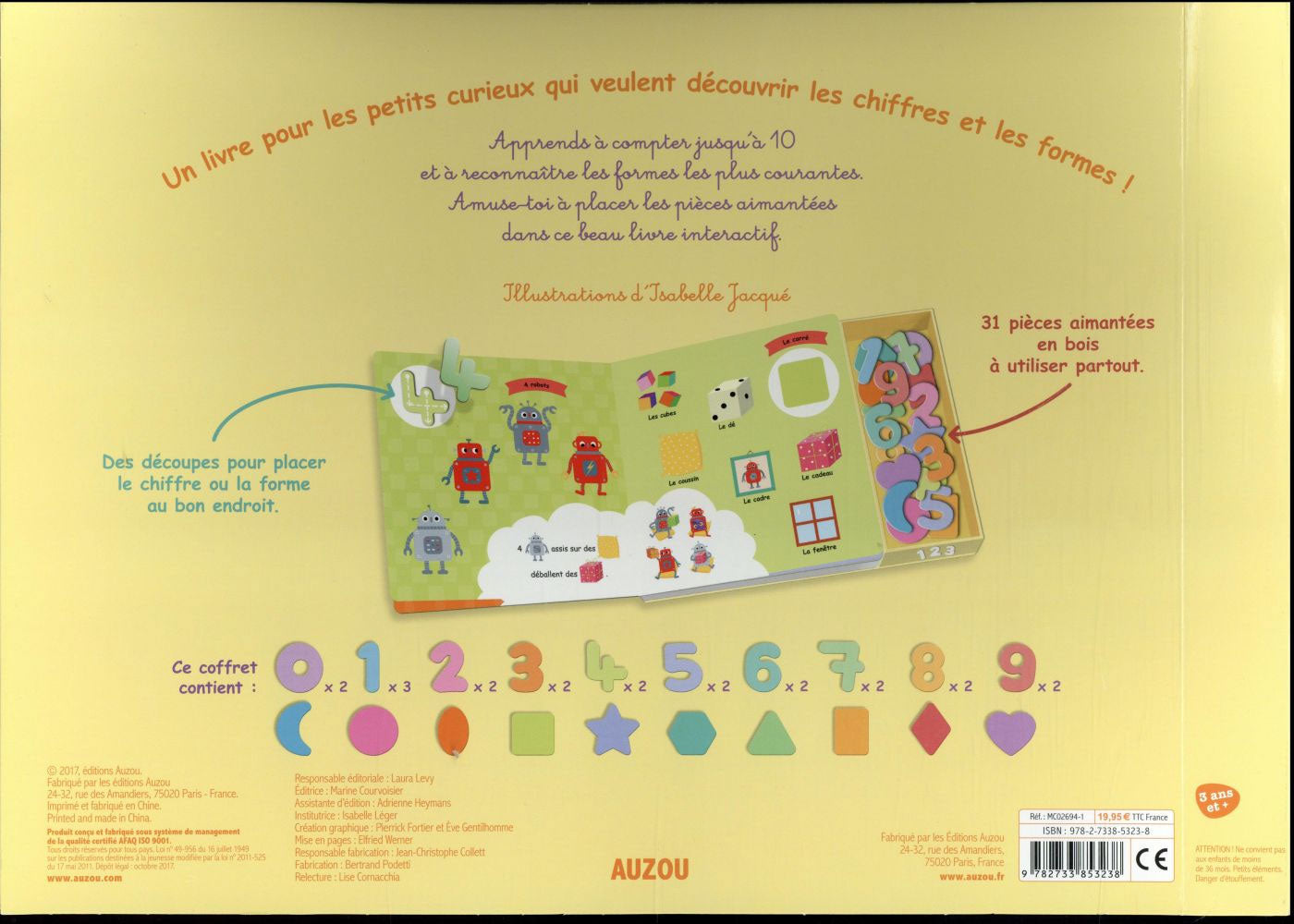 Je compte avec les formes 1, 2,3... Jeux & loisirs créatifs La family shop