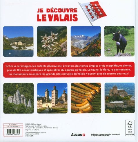 Je découvre le Valais - album Livres Auzou - OLF