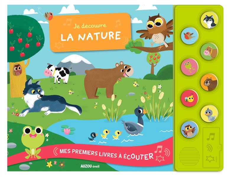 Je découvre la nature, livre sonore à écouter Livres La family shop