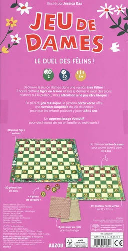 Jeu de dames - Le duel des félins ! Jeux & loisirs créatifs Lafamilyshop