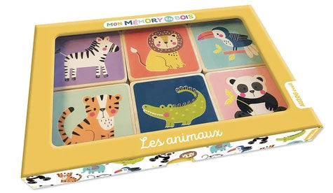 Jeu de memory en bois - Les animaux - Dès 24 mois Jeux & loisirs créatifs La Family Shop