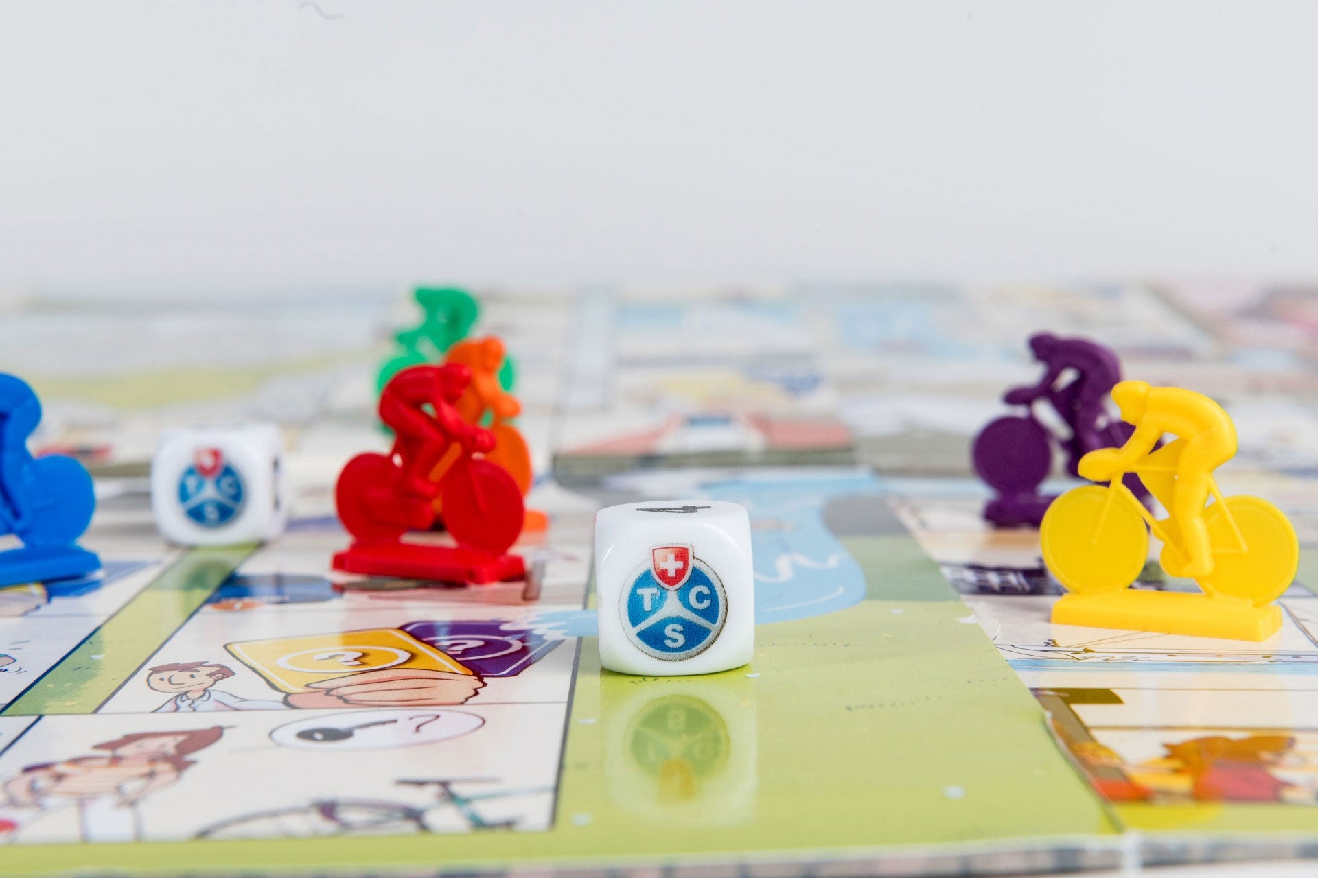 Jeu de l'oie sur la Sécurité routière en Suisse Jeux & loisirs créatifs La family shop