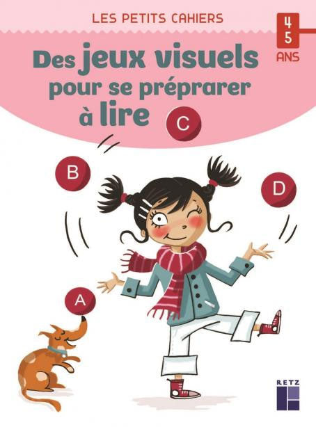 Des jeux visuels pour se préparer à lire. 4-5 ans -1-2ème harmos Cahiers de jeux La family shop