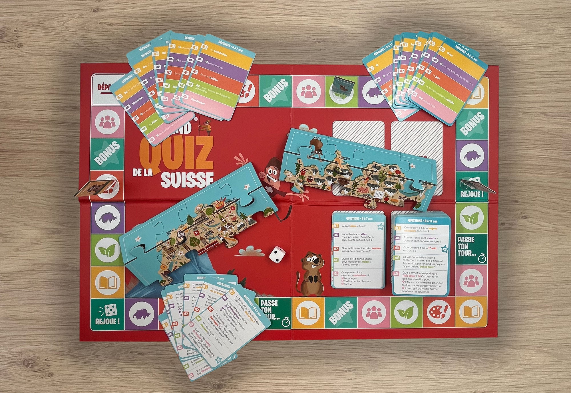 Le grand quiz de la Suisse - Dès 5 ans Jeux & loisirs créatifs OLF