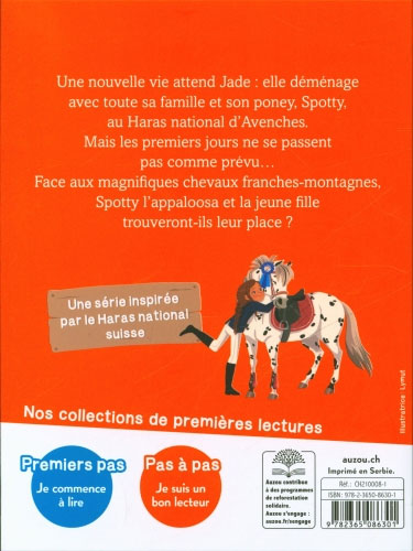 Les chevaux d'Avenches: Spotty l'appaloosa Livres OLF