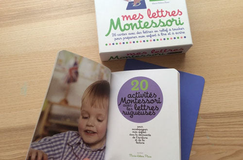 Coffret d'activités Montessori : Mes lettres Montessori Montessori & Steiner La family shop