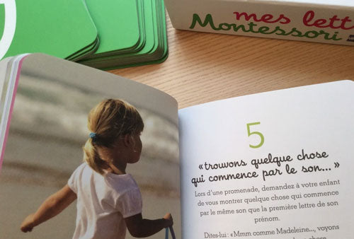 Coffret d'activités Montessori : Mes lettres Montessori Montessori & Steiner La family shop