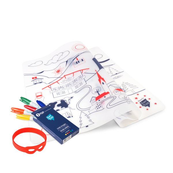 Coloriage en silicone: Montagnes Suisses à colorier Jeux & loisirs créatifs Happy clown