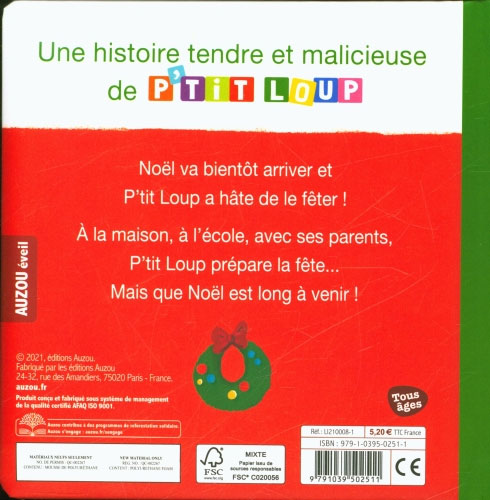 P'tit Loup prépare Noël Livres OLF