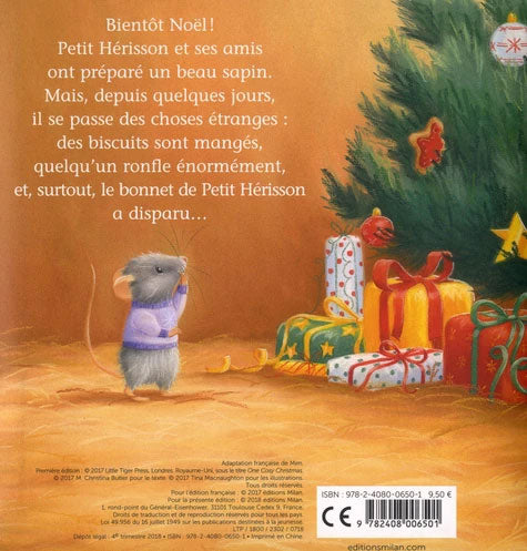 Petit Hérisson et le sapin de Noël Livres La family shop