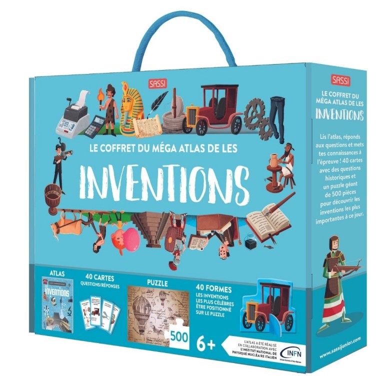 Le coffret du méga atlas des inventions Jeux & loisirs créatifs La Family Shop