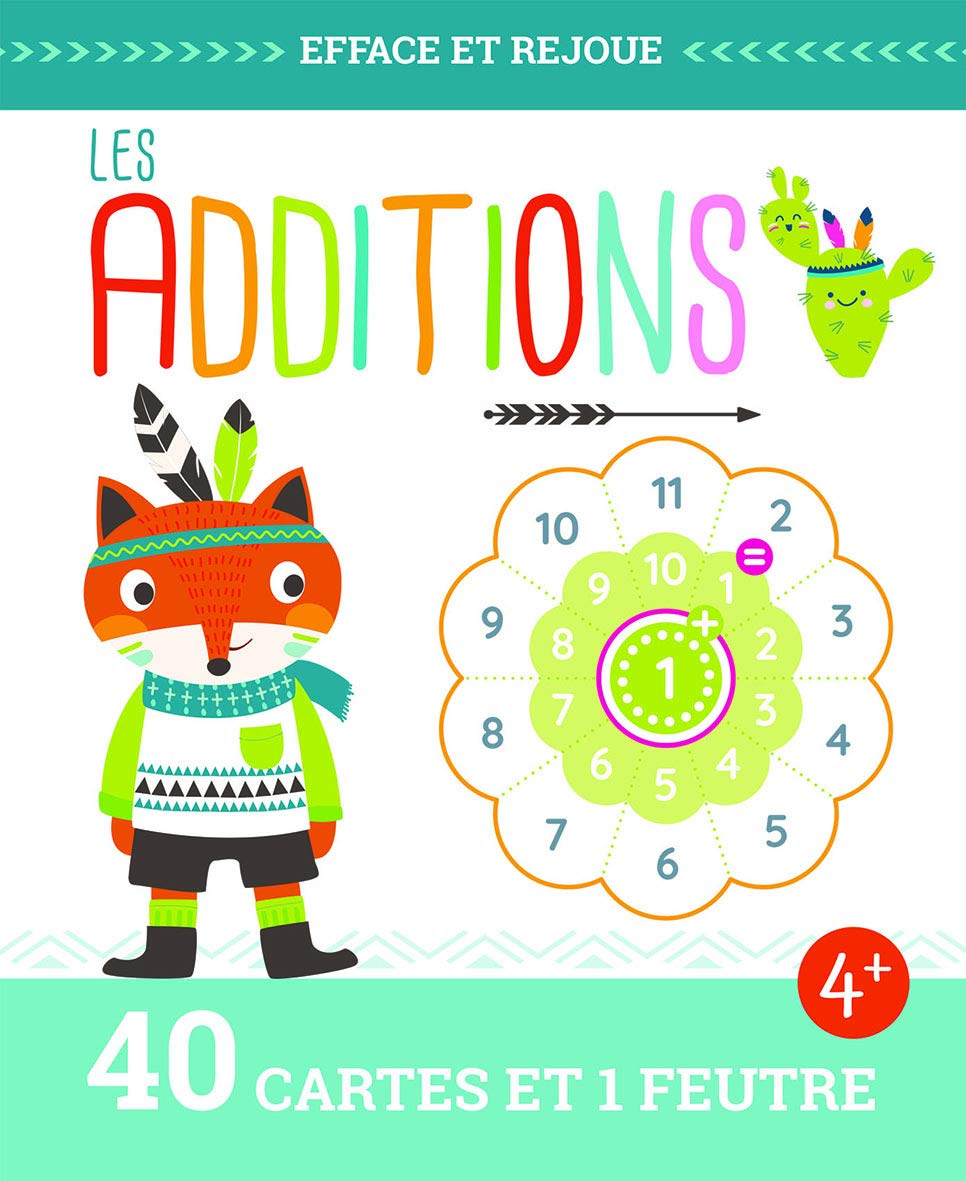 Les additions - Enfant dès 4 ans - 1ère, 2ème et 3ème harmos Cahiers de jeux La family shop