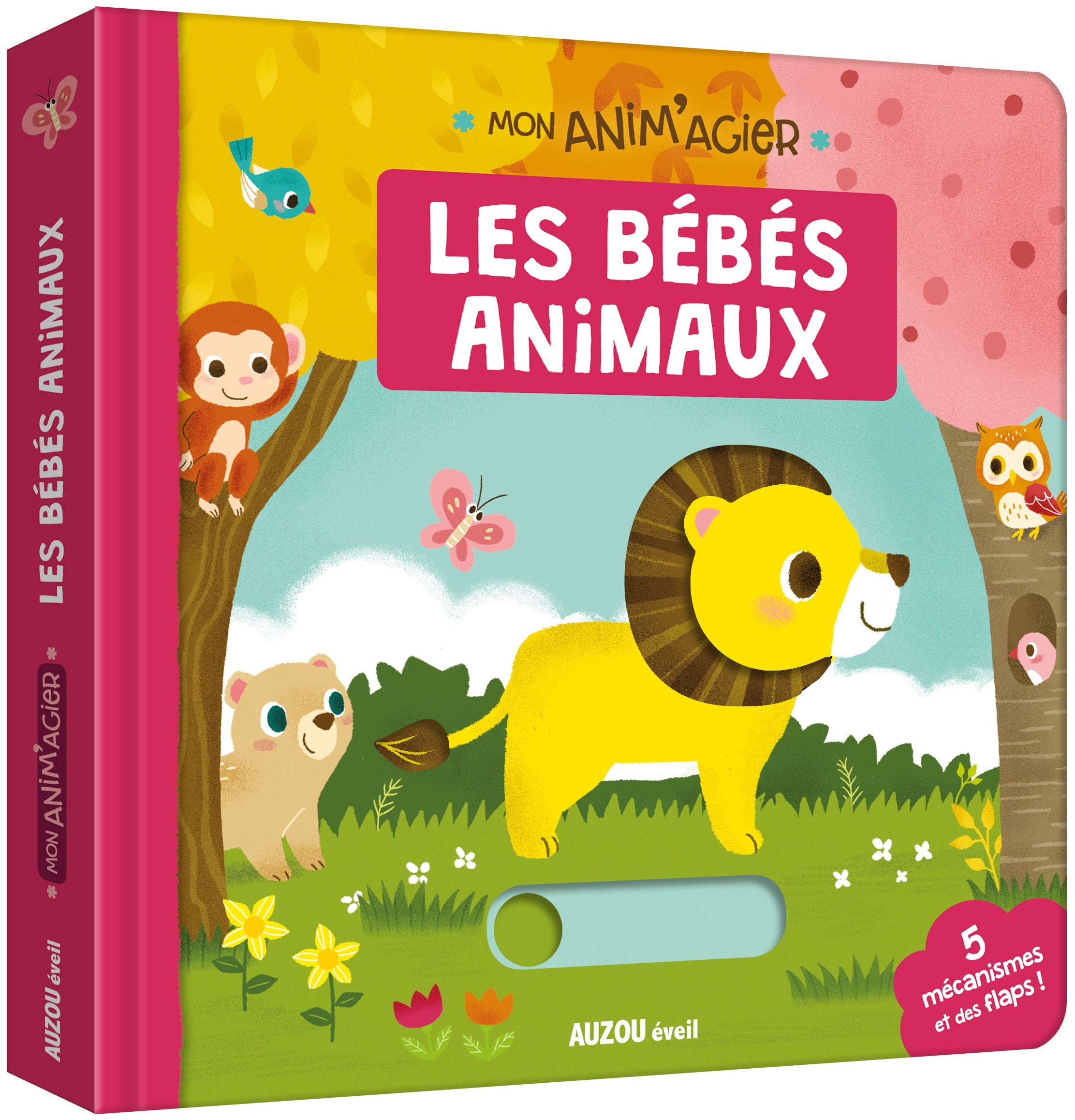 Les bébés animaux - Livre tout-carton à flaps et mécanismes Livres La family shop