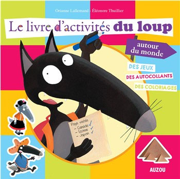 Mon livre d'activités Loup Livres La family shop
