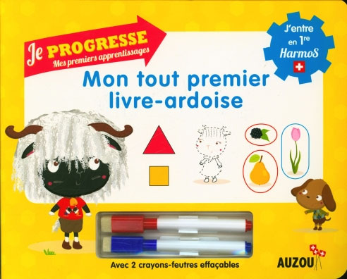 J'entre en 1ère Harmos - Mon tout premier livre-ardoise Appuis scolaires La family shop