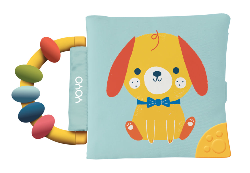 Mon tout-doux livre-hochet : chien Livres La family shop